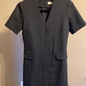 Sandro Paris Navy Blue (  fit and flare ) Dress